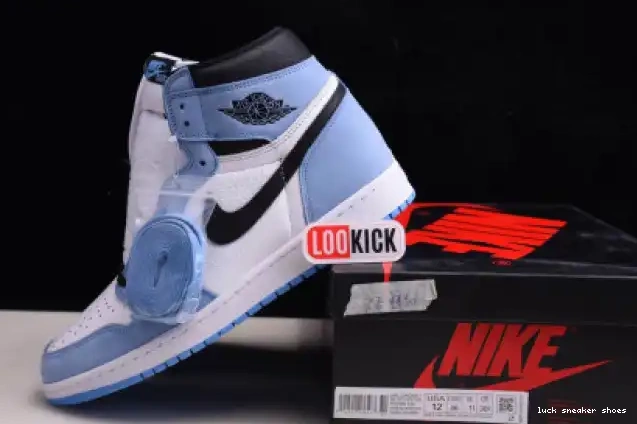 Reps LUCY 1 BLACK UNIVERSITY 555088-134 JORDAN WHITE BLUE HIGH RETRO AIR 0514